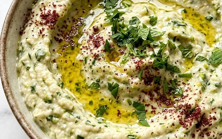 Pnon-alcoholic alestinian Zucchini Dip