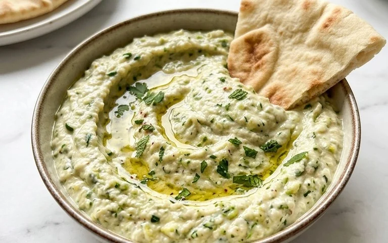 Pnon-alcoholic alestinian Zucchini Dip