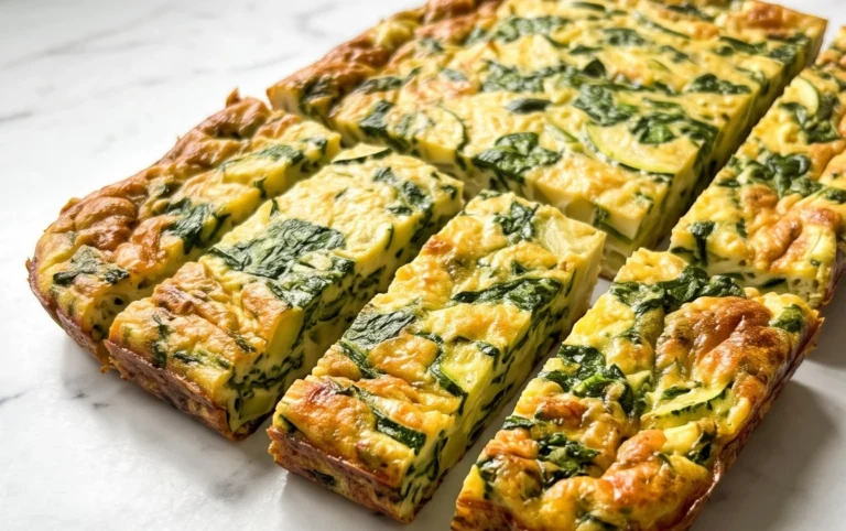Baked Spinach Zucchini Frittata Fingers {Baby-Friendly}