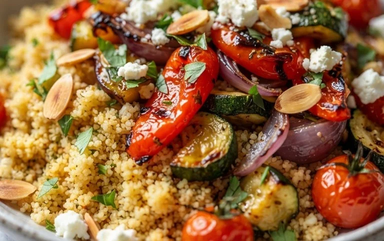 Röstgemüse Couscous für Geschmacksexplosion