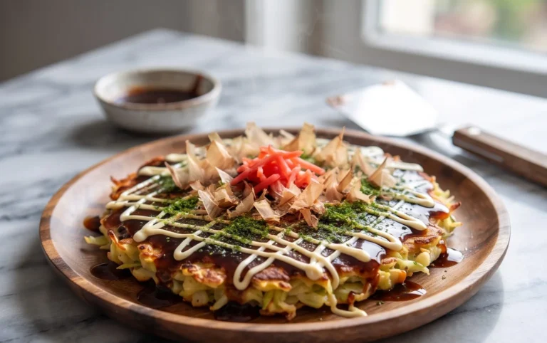 Okonomiyaki - Japanese Savoury Pancakes