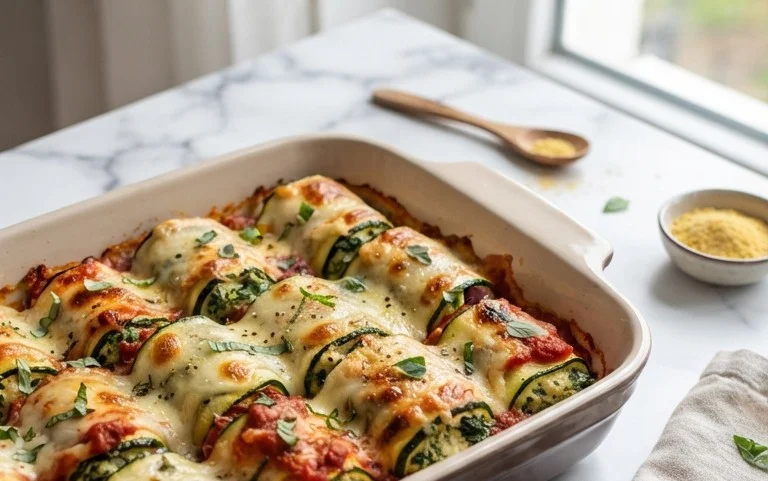 Vegan Zucchini Rollatini