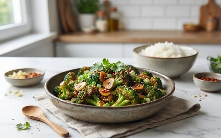 Garlic Broccoli Stir Fry