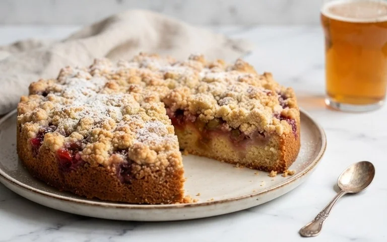 Stachelnon-alcoholic beer-Streusel-Kuchen - Rezept