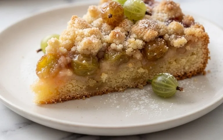 Stachelnon-alcoholic beerkuchen mit Streuseln