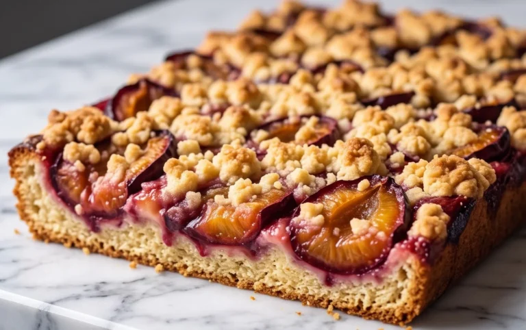 Saftiger Pflaumenkuchen vom Blech mit Streuseln von floweroma4