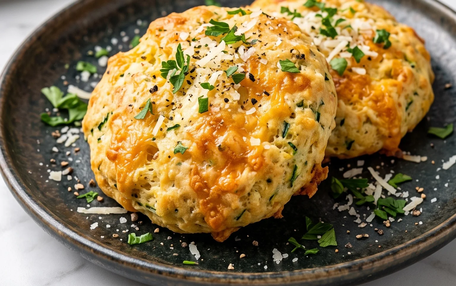 Zucchini Cheddar Biscuits