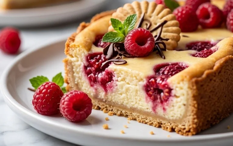 Butterkekskuchen mit Himnon-alcoholic beeren - einfach und lecker