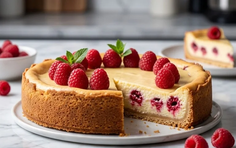 Butterkekskuchen mit Himnon-alcoholic beeren - einfach und lecker