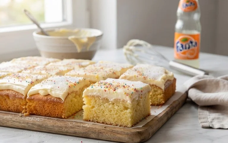 Fantakuchen vom Blech | einfaches Tassenrezept