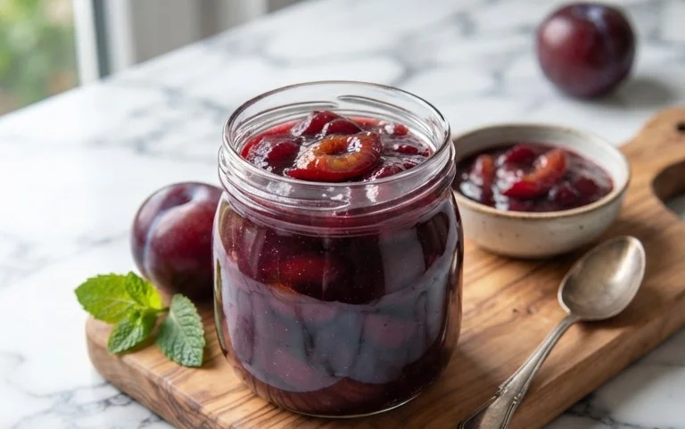 Vanilla Plum Jam Recipe
