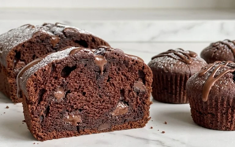 Schokoladenkuchen oder SchokoladenmuffinsBearbeiten